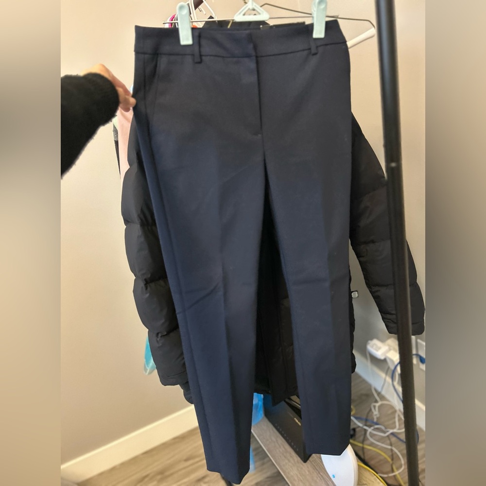 RW&Co Slim Leg Ankle Length Pants Navy Blue Size 2